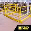 Double-Drop Safety Gate - OSHA Compliant Solution for Mezzanines and Elevated Platforms by Wildeck