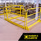 Double-Drop Safety Gate - OSHA Compliant Solution for Mezzanines and Elevated Platforms by Wildeck