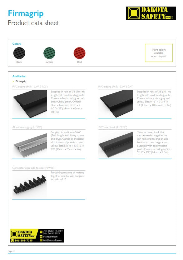 Firmagrip by Plastex Heavy-Duty Industrial PVC Matting | Slip-Resistant & Wheel-Proof Flooring for High-Traffic Areas